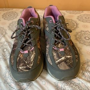 Real tree camo hiking shoes